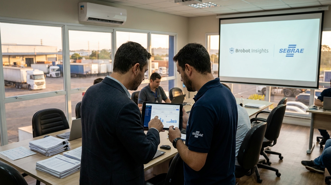 Brobot na mídia com SEBRAE